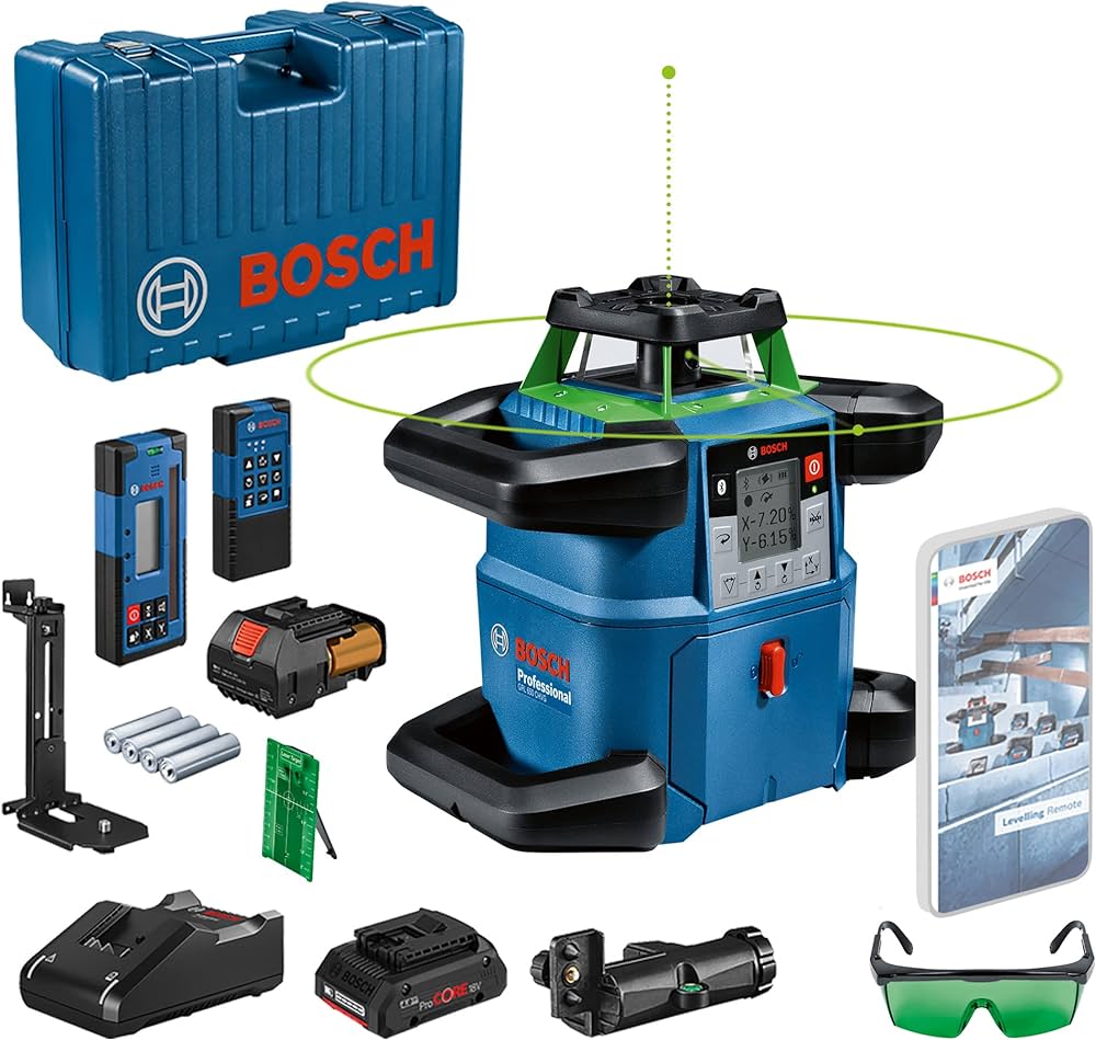 ست تراز لیزری بوش مدل BOSCH GRL 650 CHVG SET